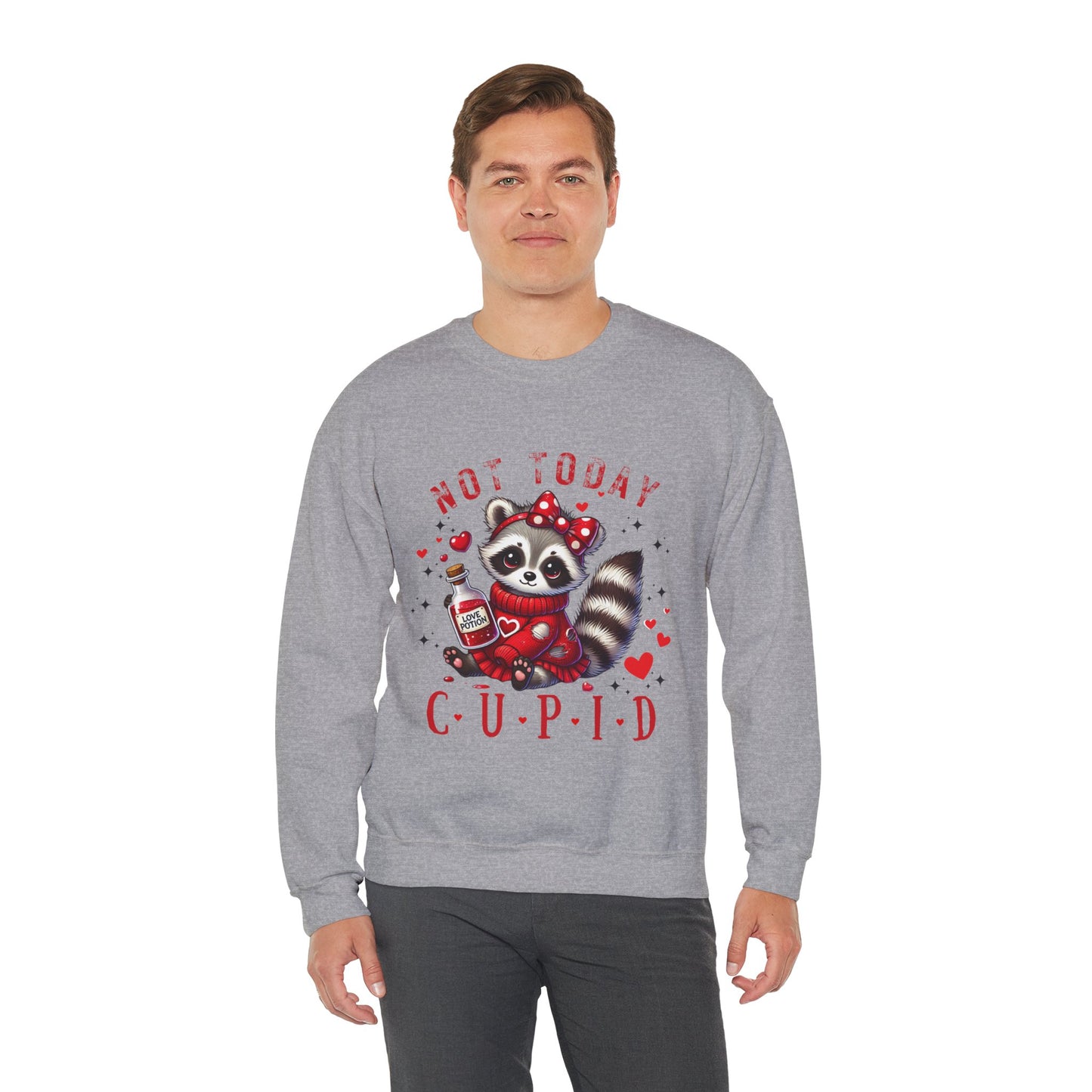 Not Today Cupid Unisex™ Crewneck Sweatshirt