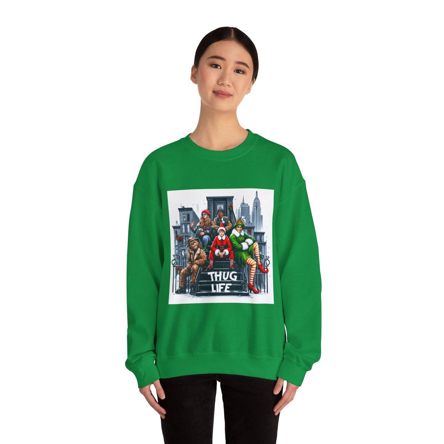 Thug Life Christmas Sweatshirt Unisex Crewneck