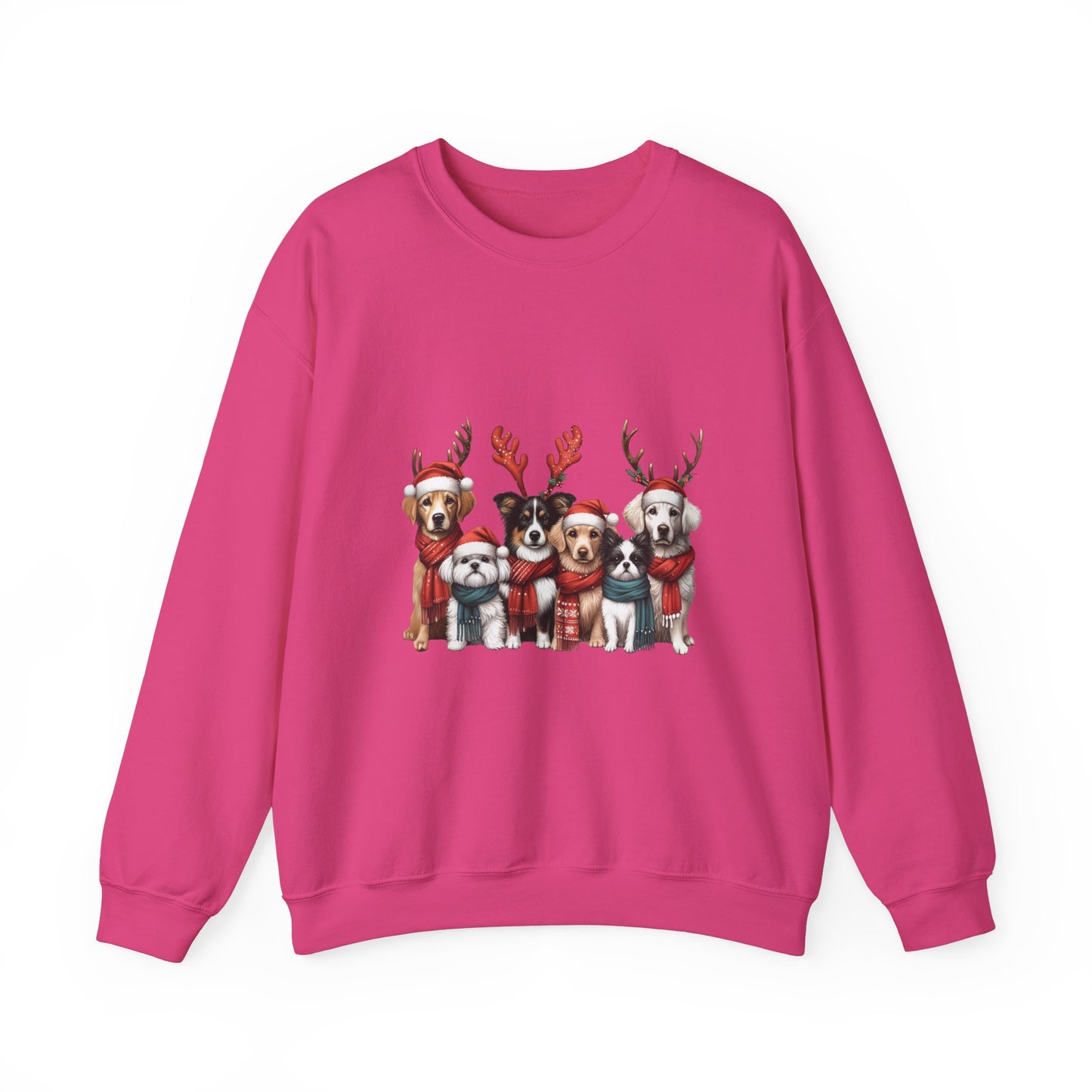 Christmas Dog Sweatshirt Unisex Crewneck