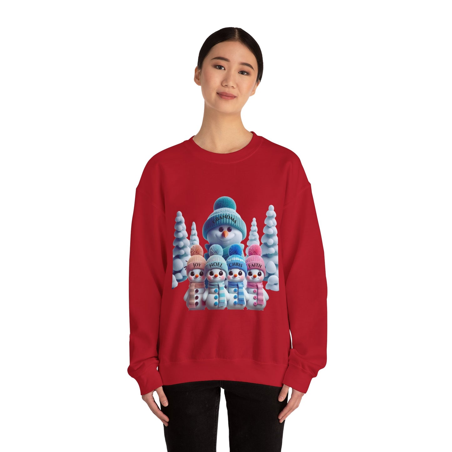 Grandma's Snow babies Grandkids Unisex Crewneck Sweatshirt