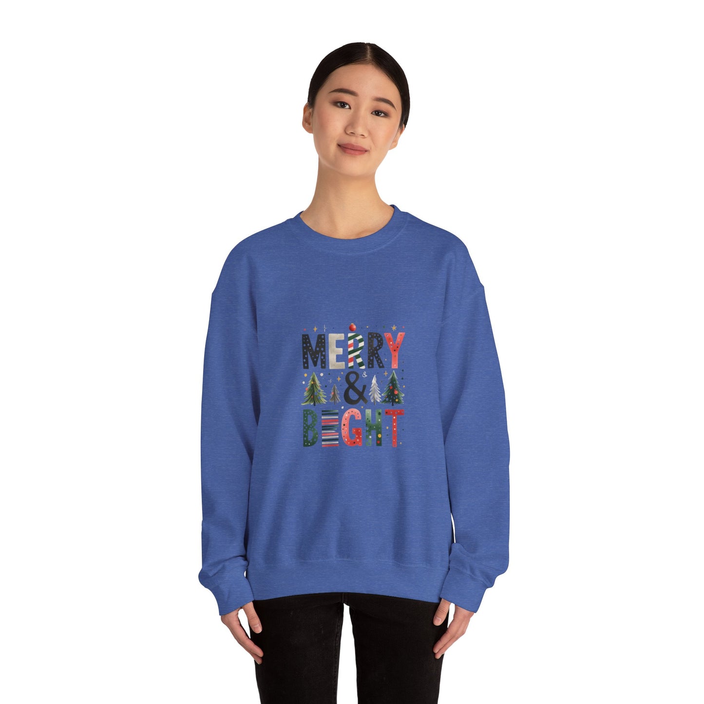 Merry and Bright Sweatshirt Unisex Crewneck