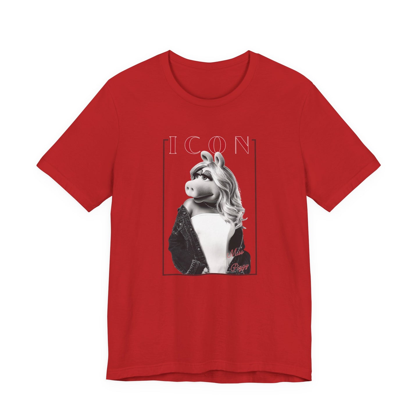 Icon Piggy Portrait Graphic T-Shirt