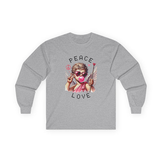 Retro Cupid Unisex  Long Sleeve Tee