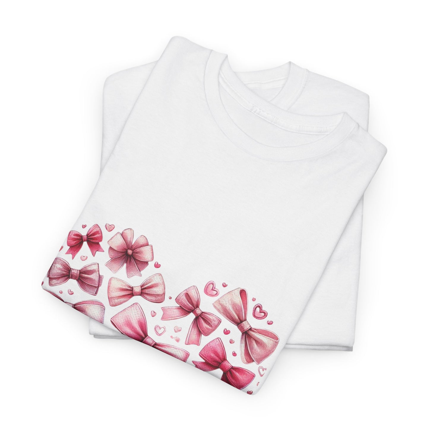 Coquette Valentine's Heart Unisex Heavy Cotton Tee