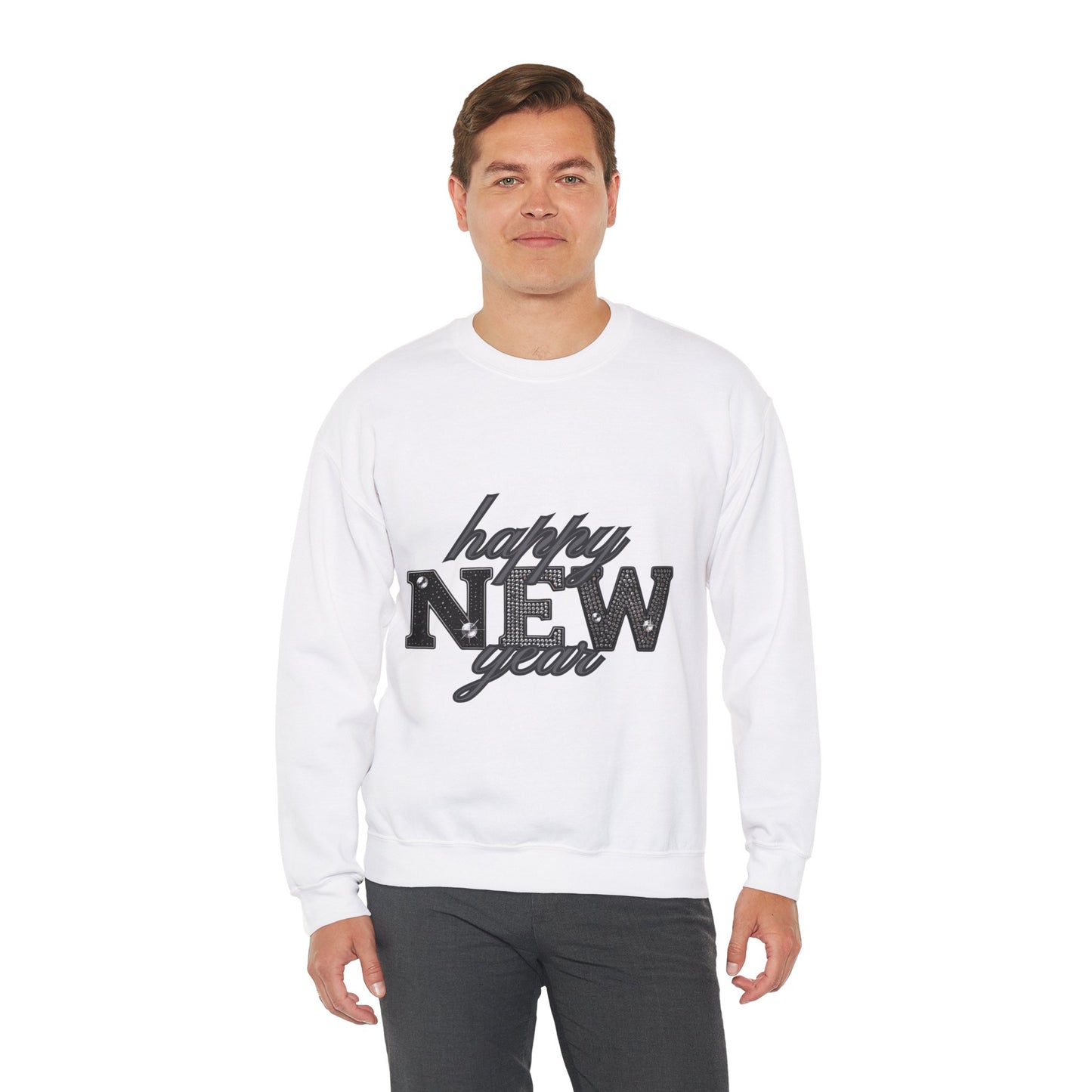 Sparkly New Year Unisex Heavy Blend™ Crewneck Sweatshirt