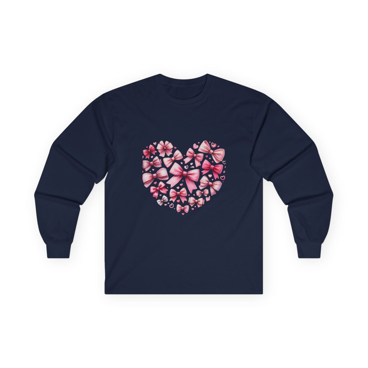 Coquette Valentine's Heart Unisex Ultra Cotton Long Sleeve Tee