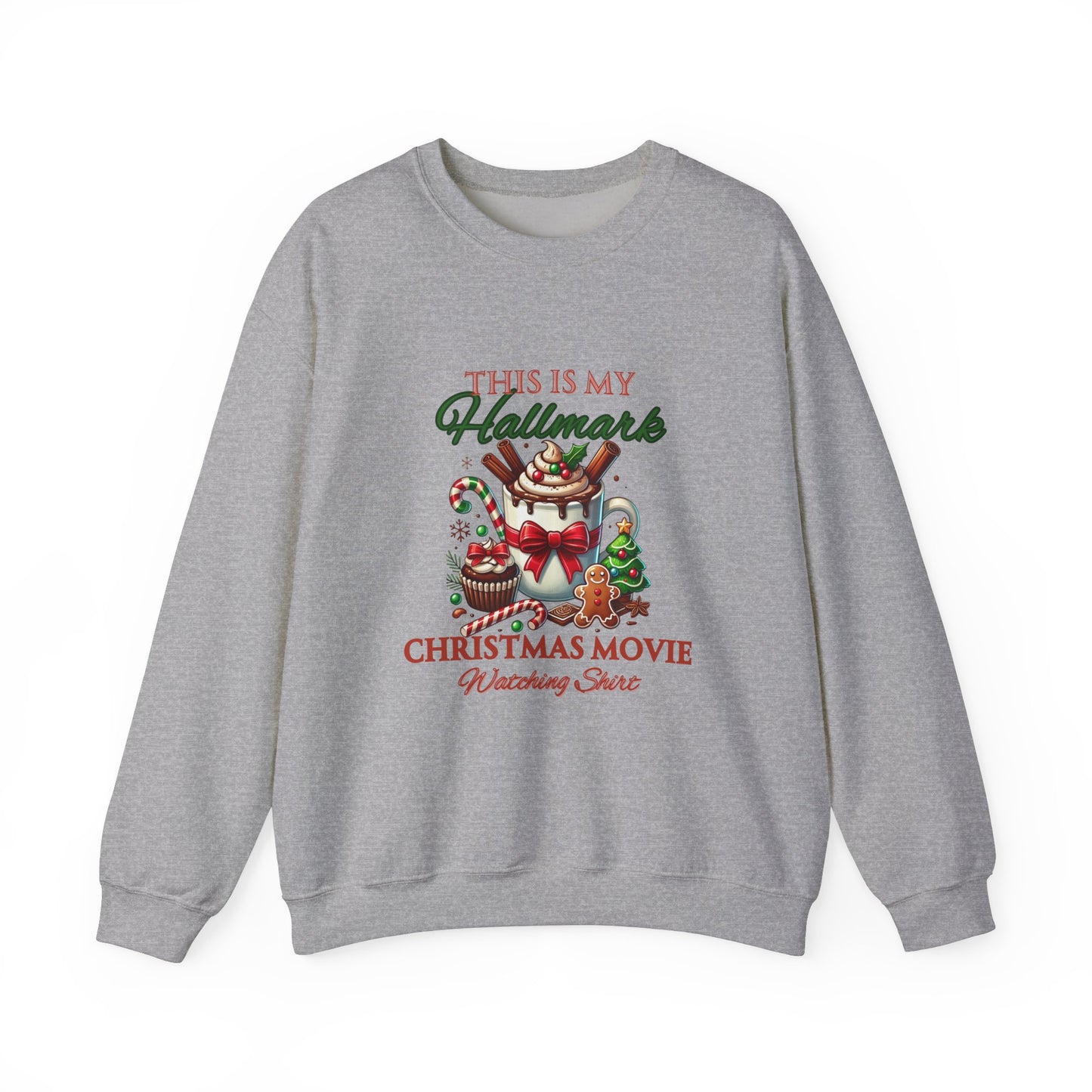 Christmas Movie Watching Unisex Heavy Blend Crewneck Sweatshirt