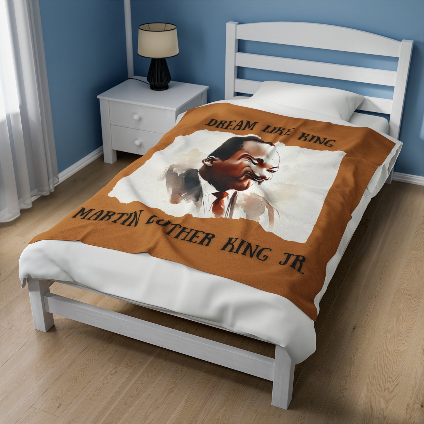 Dream Like King- Martin Luther King Jr. Velveteen Plush Blanket