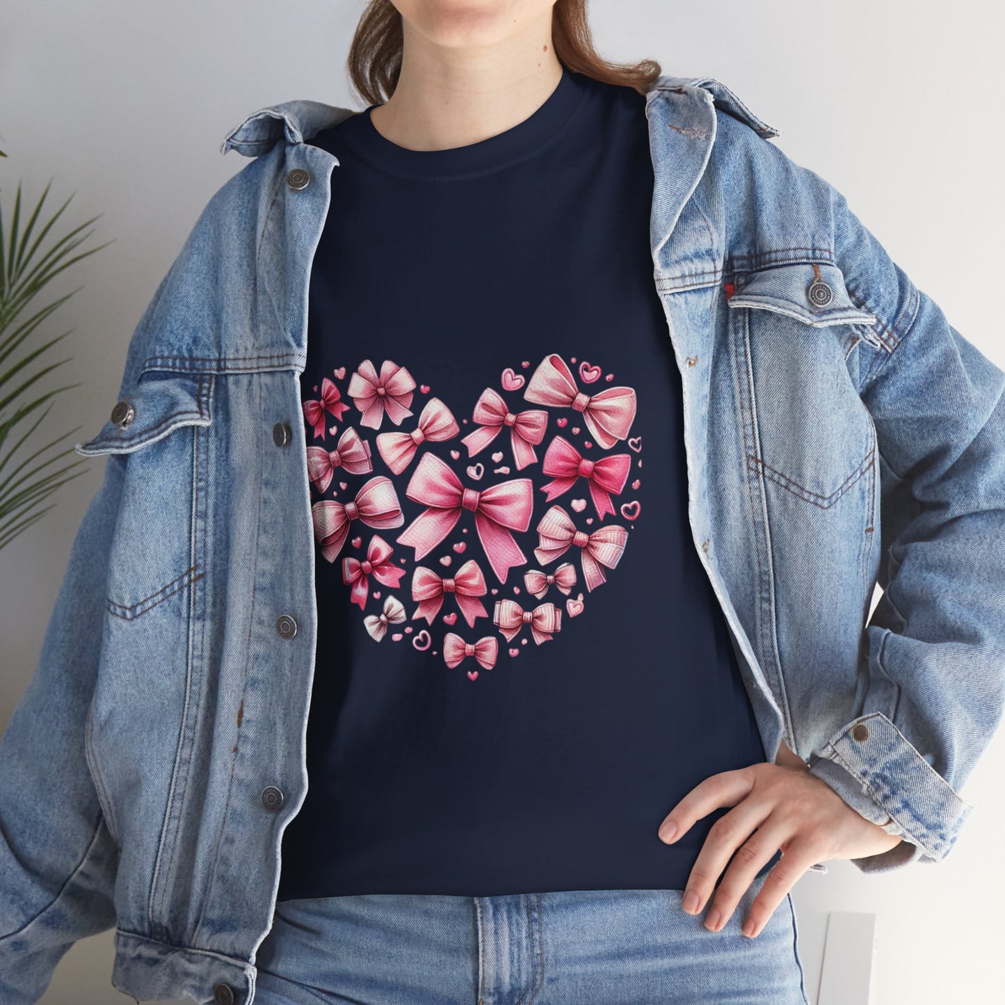 Coquette Valentine's Heart Unisex Heavy Cotton Tee