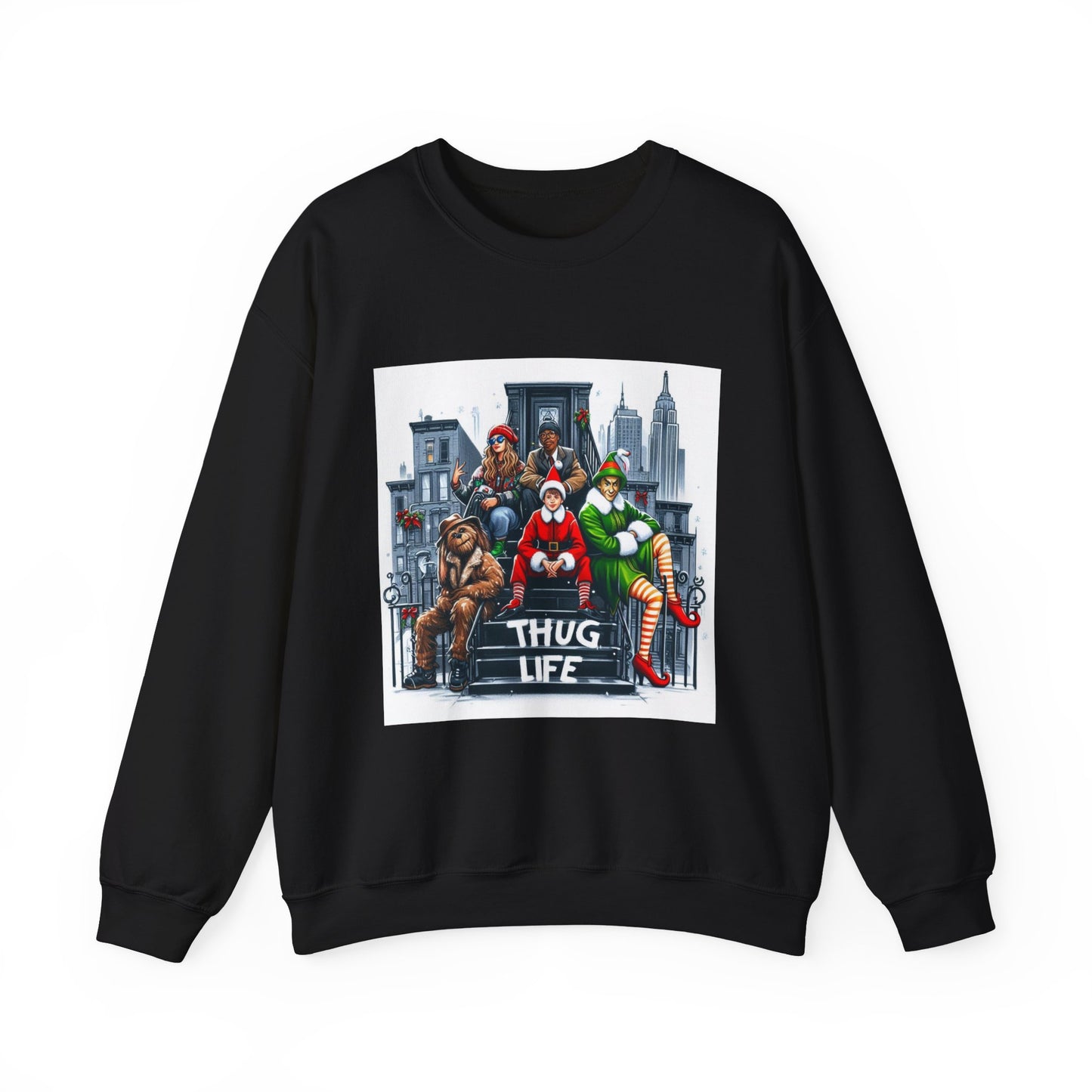 Thug Life Christmas Sweatshirt Unisex Crewneck