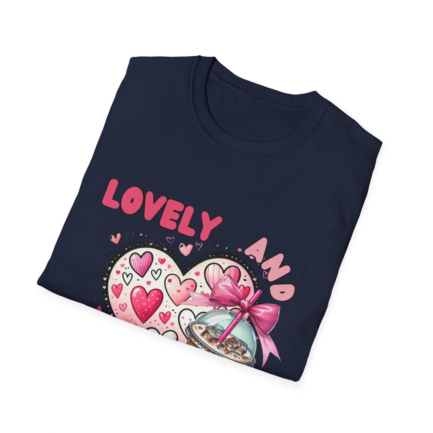 Loved and Caffeinated Valentine's Day T-Shirt