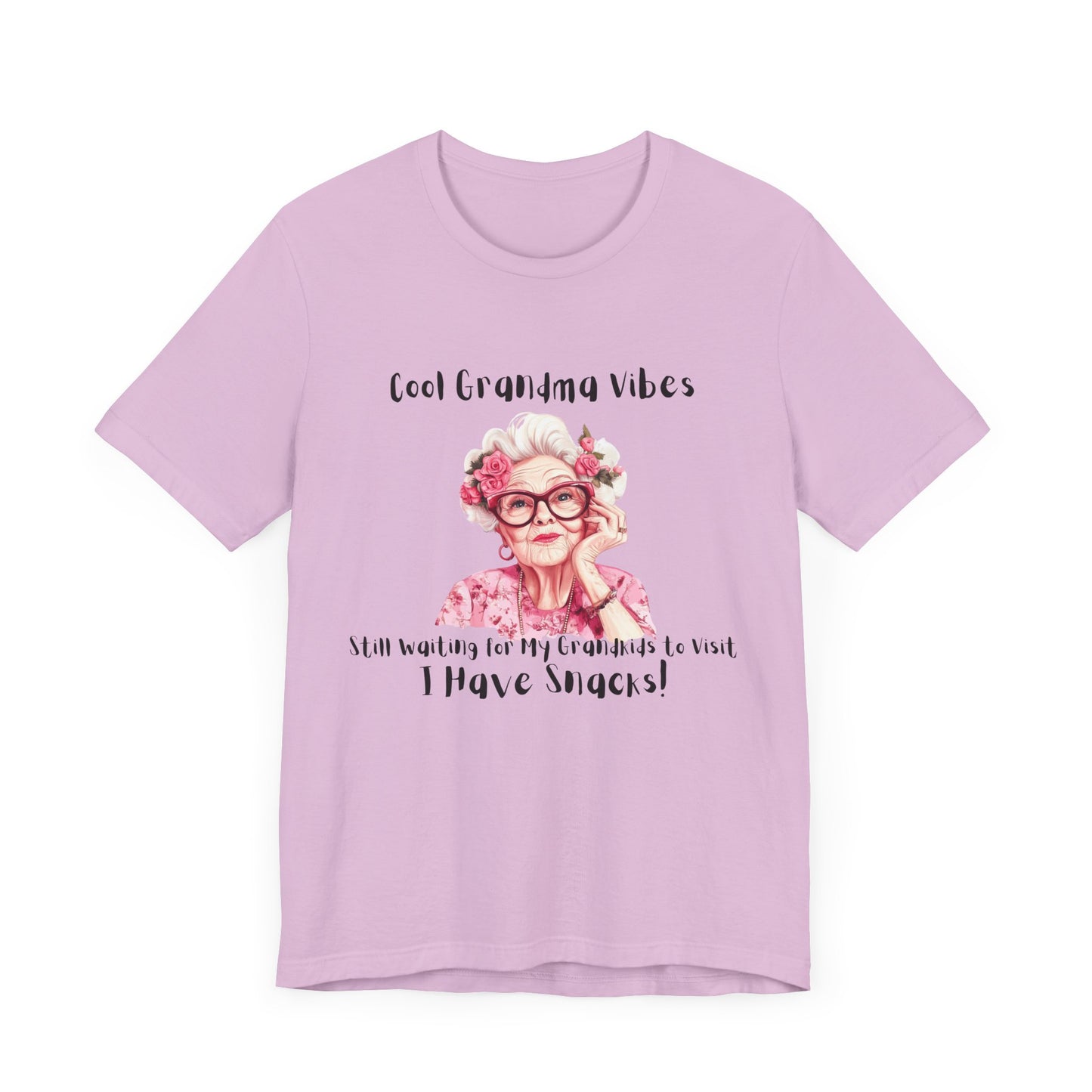 Cool Grandma Vibes Tee - Funny Unisex Jersey Short Sleeve Shirt