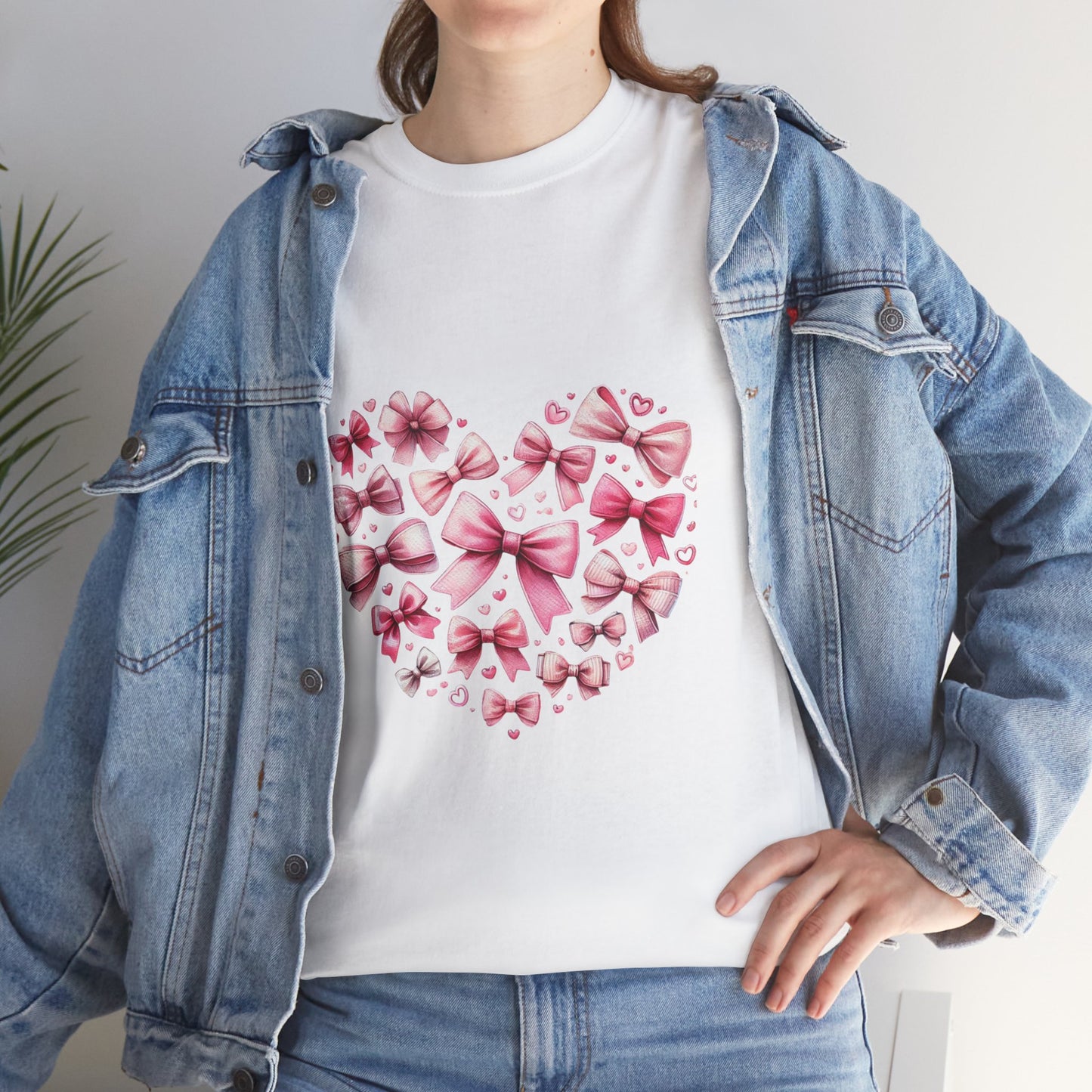 Coquette Valentine's Heart Unisex Heavy Cotton Tee