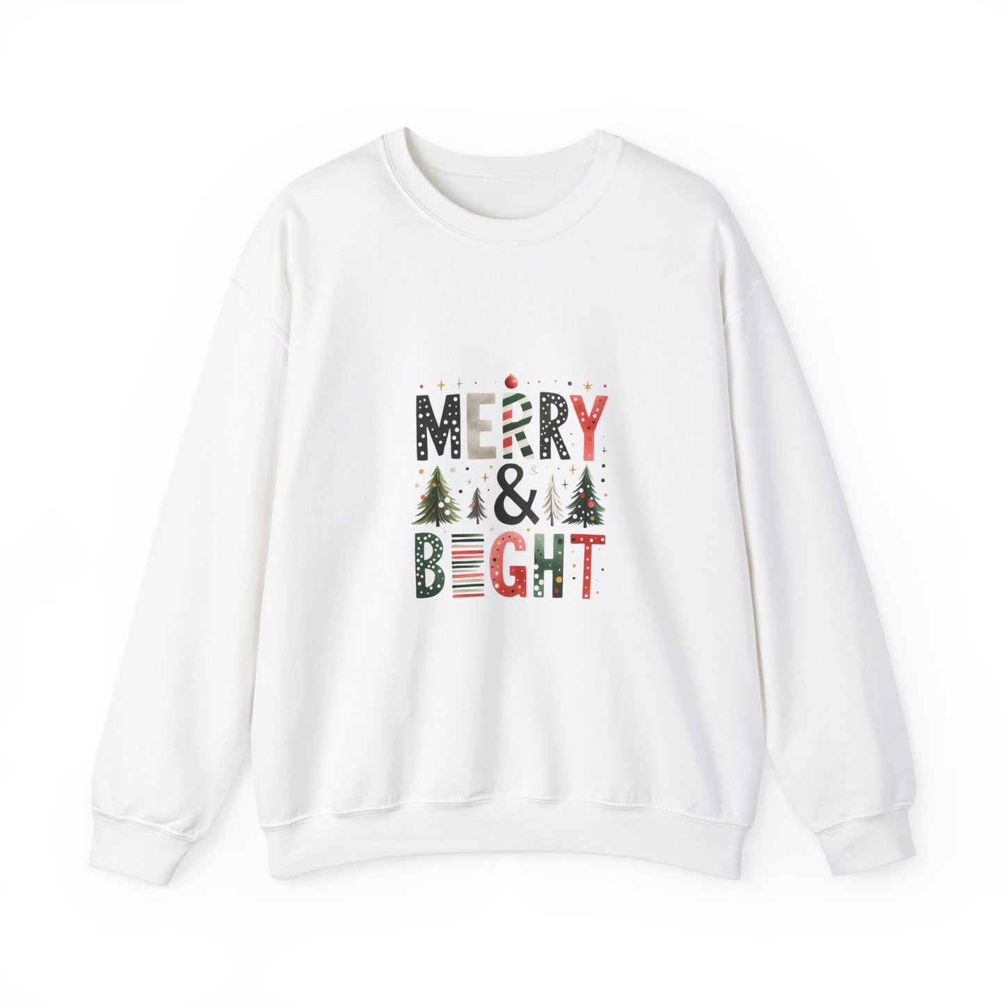 Merry and Bright Sweatshirt Unisex Crewneck