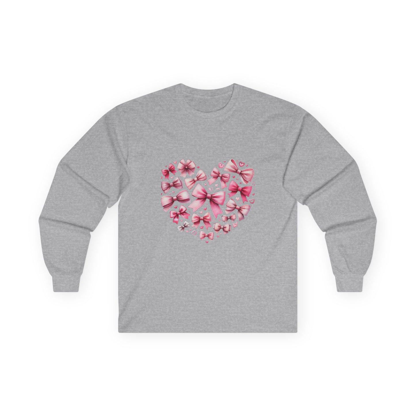 Coquette Valentine's Heart Unisex Ultra Cotton Long Sleeve Tee