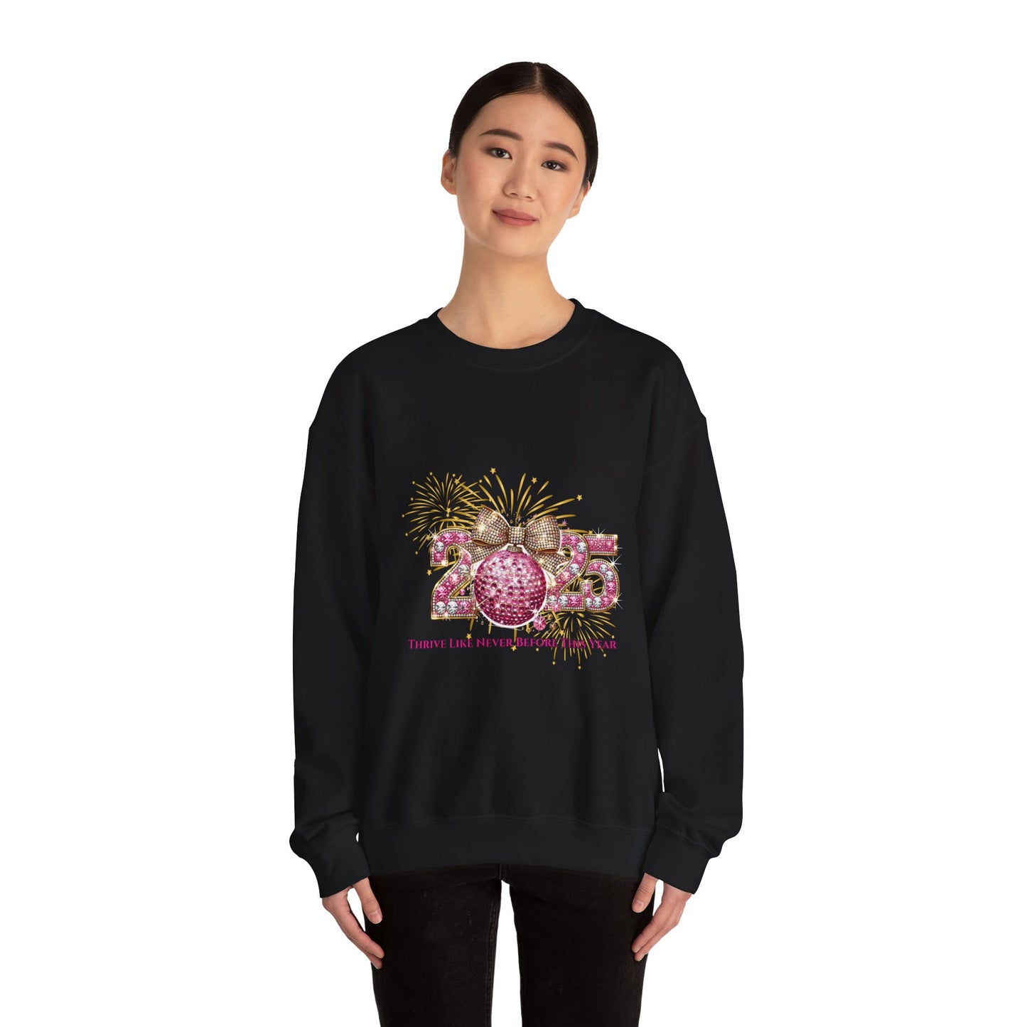 2025 Thrive like never before this year  Unisex Heavy Blend™ Crewneck Sweatshirt