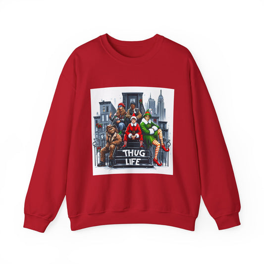 Thug Life Christmas Sweatshirt Unisex Crewneck