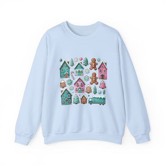 Gingerbread House Sweatshirt Unisex Crewneck