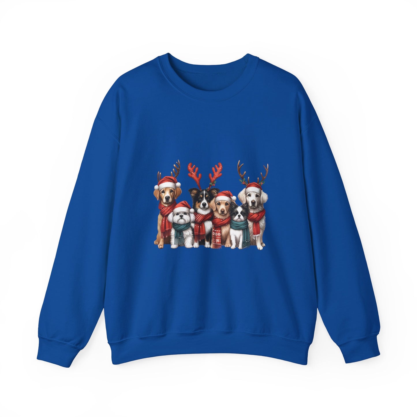 Christmas Dog Sweatshirt Unisex Crewneck