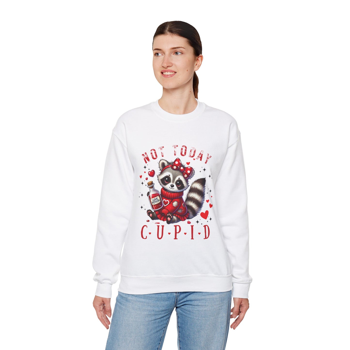 Not Today Cupid Unisex™ Crewneck Sweatshirt