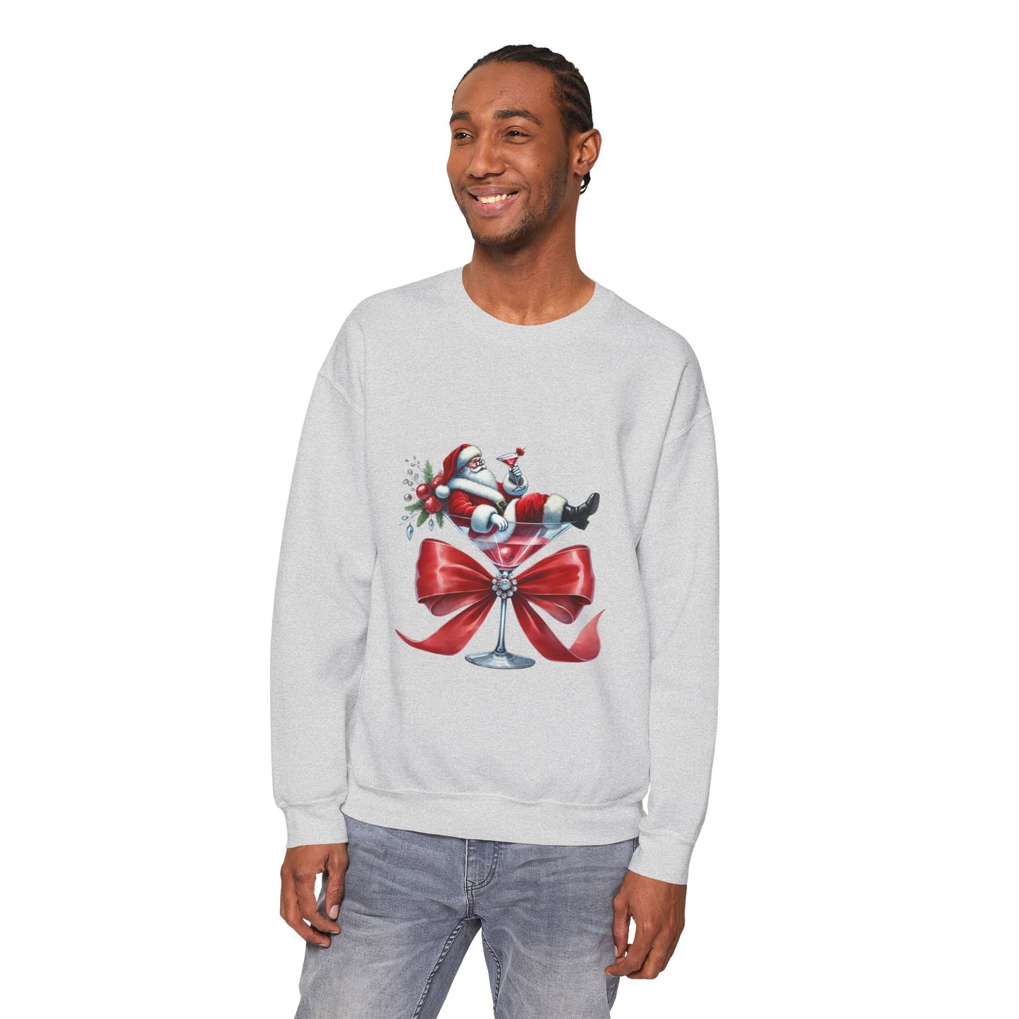 Martini Santa Sweatshirt: Unisex, Heavy blend