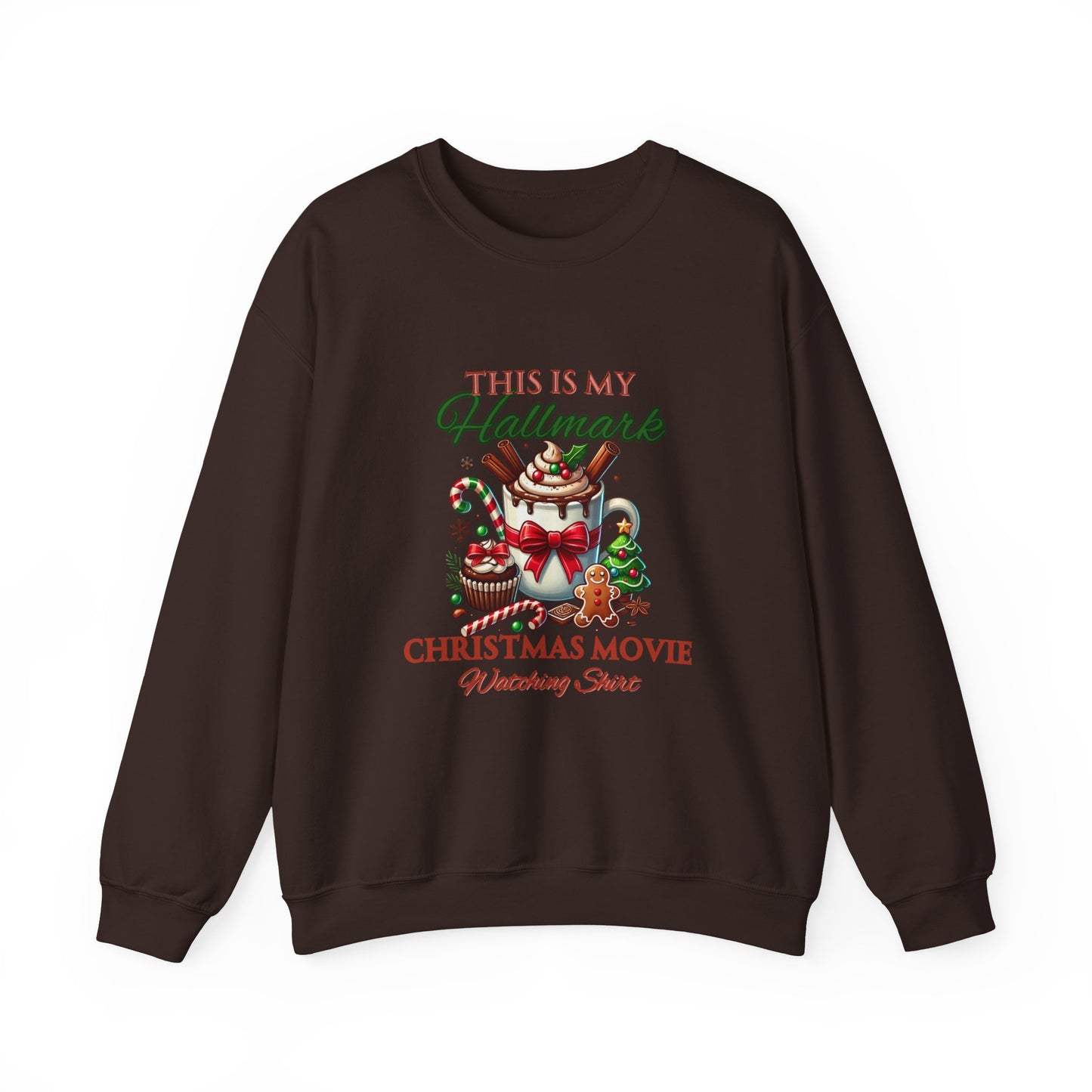 Christmas Movie Watching Unisex Heavy Blend Crewneck Sweatshirt