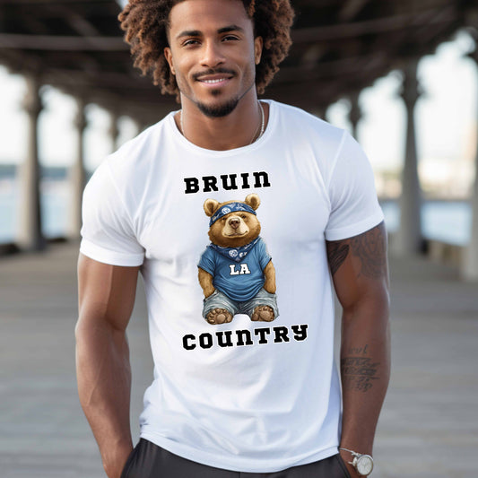 Bruin Country Tee - Cute Bear Graphic Unisex Shirt