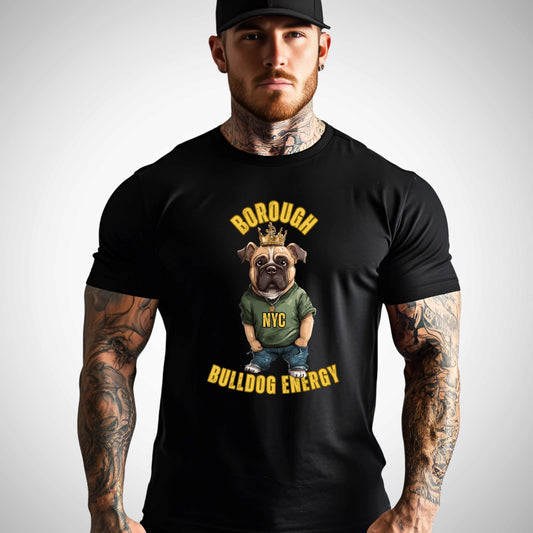 NYC Bulldog Energy Graphic Tee Shirt