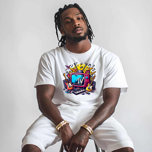 Retro Music TV Graphic Tee