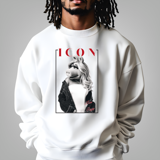 Icon Piggy Portrait Crewneck Sweatshirt
