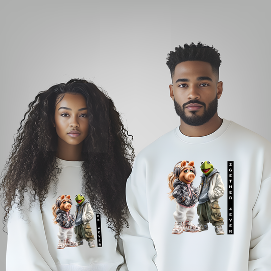 Kermit & Miss Piggy '2gether 4ever' Crewneck Sweatshirt