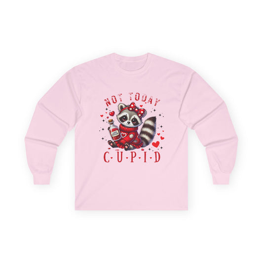 Not Today Cupid Unisex Long Sleeve Tee