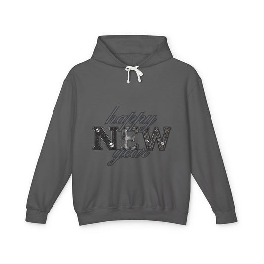 Sparkly New Year Unisex Lightweight Hooded Sweatshirt