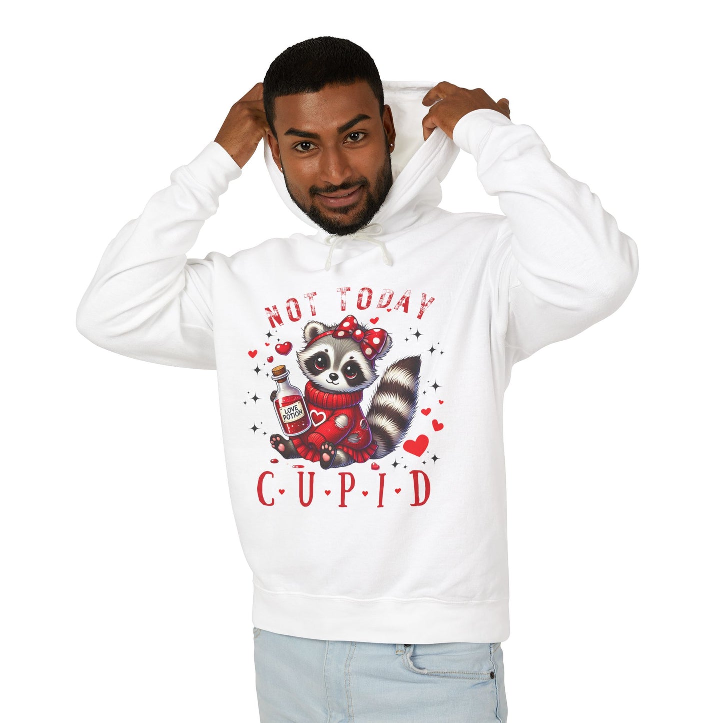 Not Today Cupid Unisex Hooded Sweatshirt