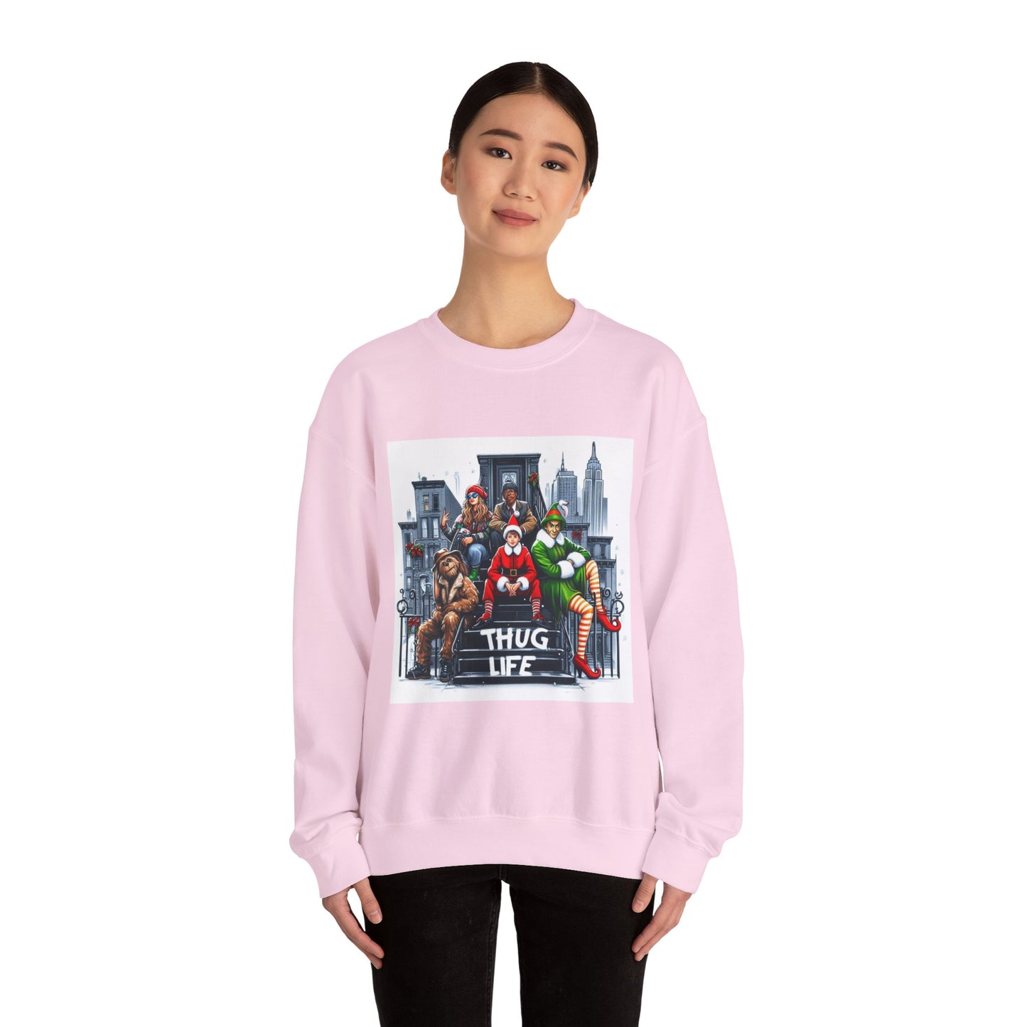 Thug Life Christmas Sweatshirt Unisex Crewneck