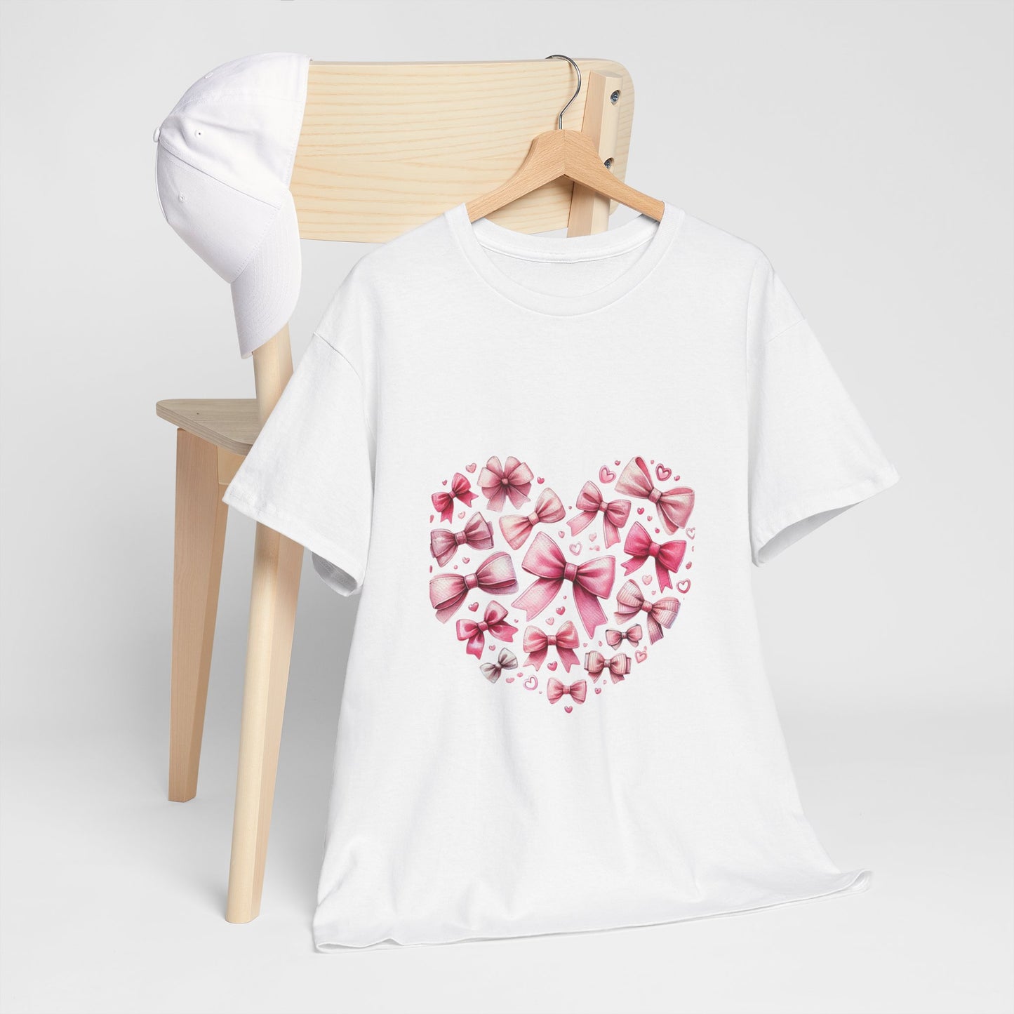 Coquette Valentine's Heart Unisex Heavy Cotton Tee