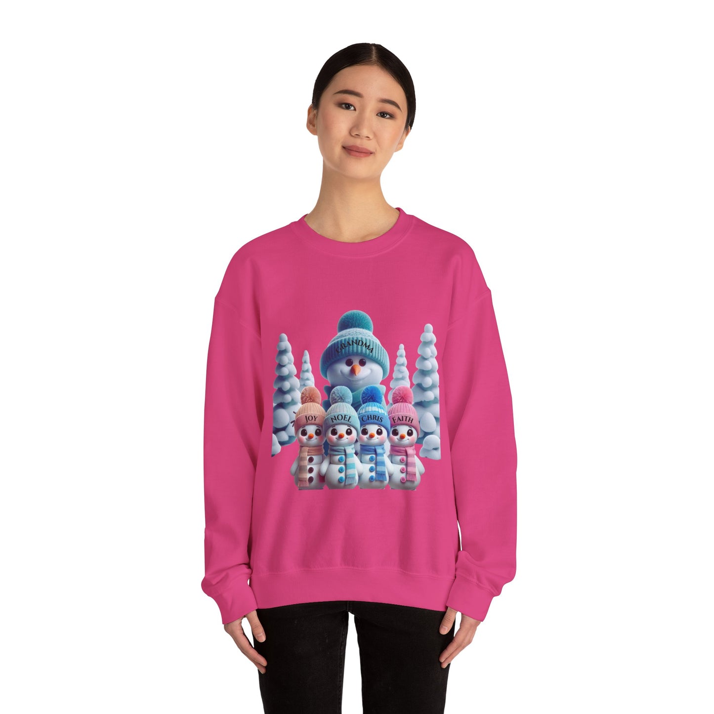 Grandma's Snow babies Grandkids Unisex Crewneck Sweatshirt