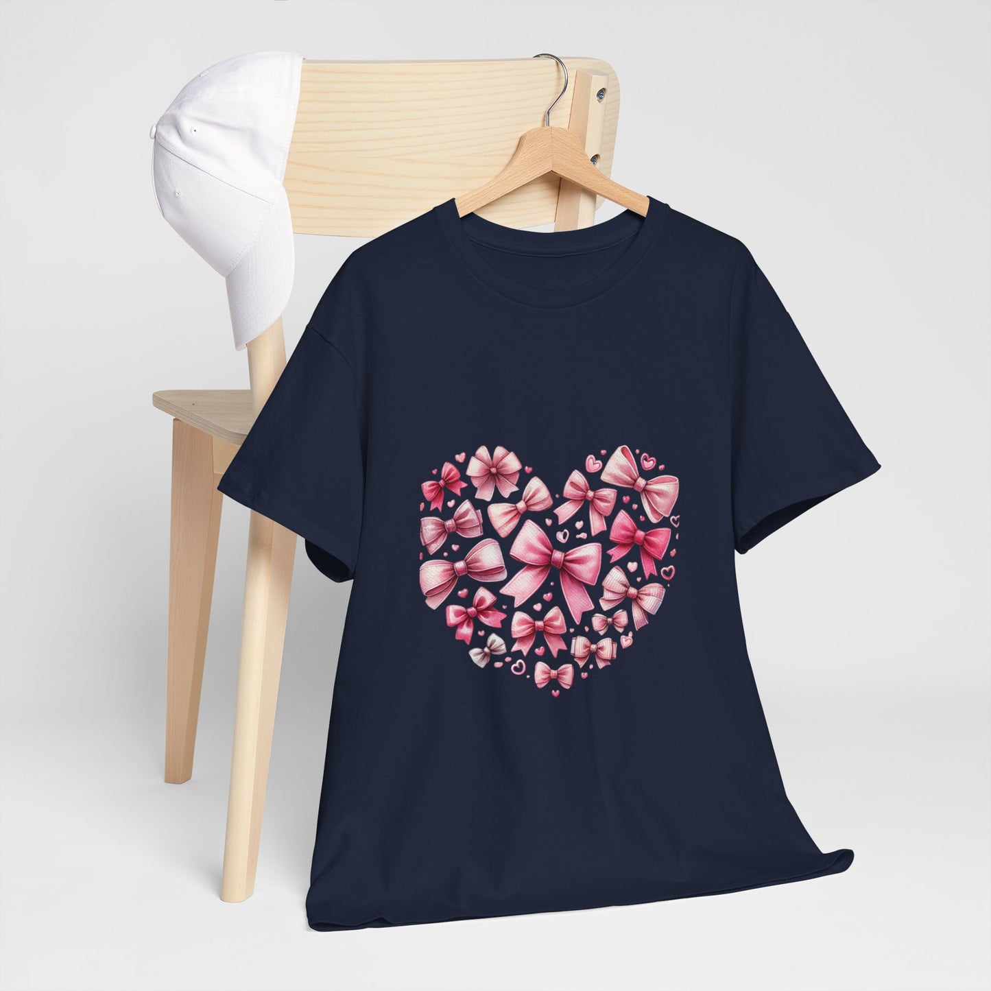 Coquette Valentine's Heart Unisex Heavy Cotton Tee