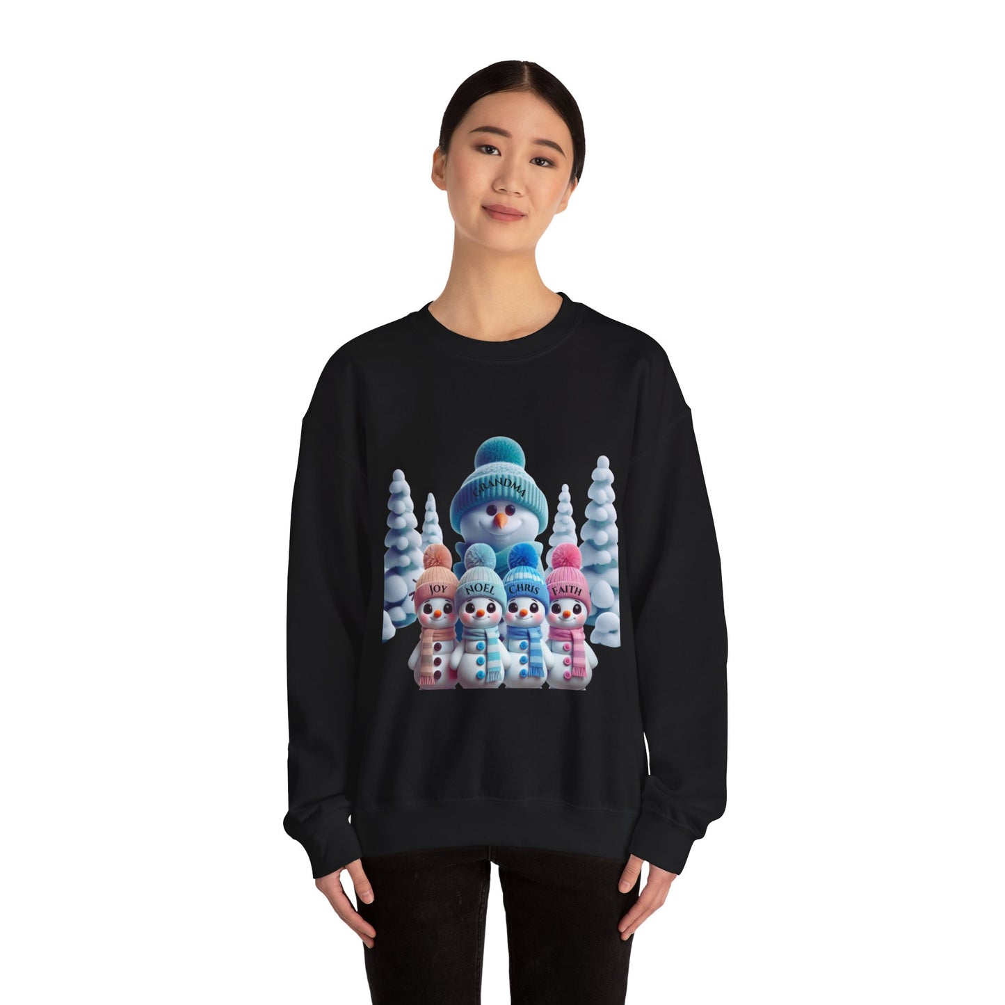 Grandma's Snow babies Grandkids Unisex Crewneck Sweatshirt