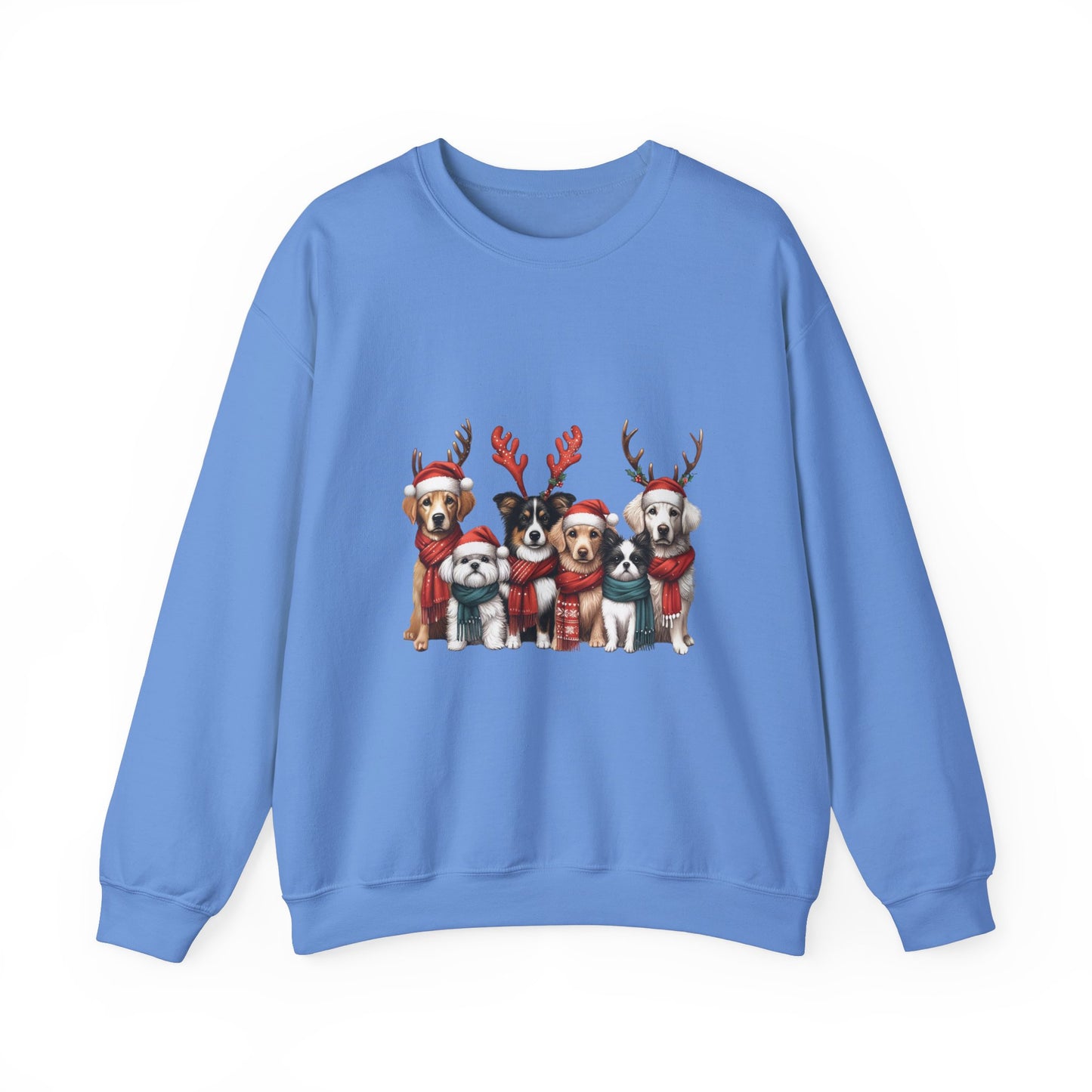 Christmas Dog Sweatshirt Unisex Crewneck