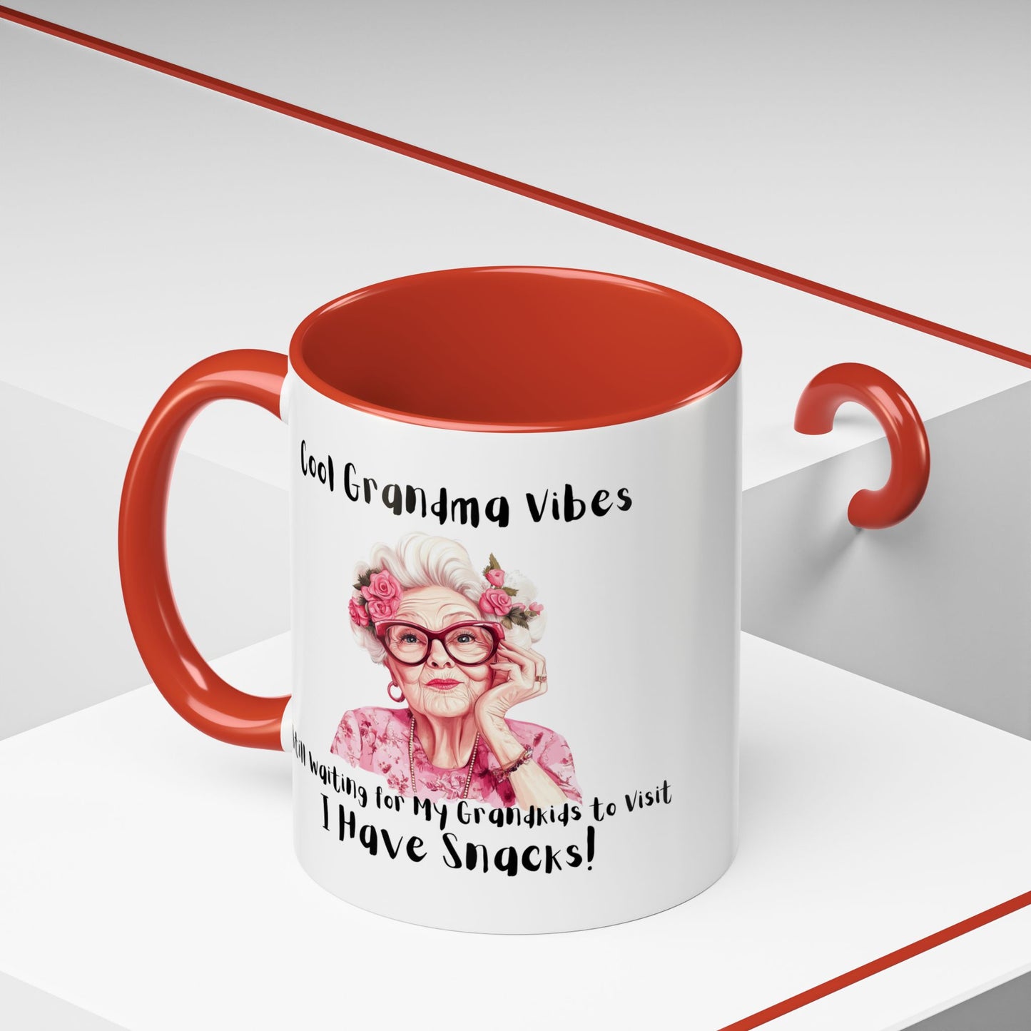 Cool Grandma Vibes Coffee Mug - Perfect Gift for Grandparents