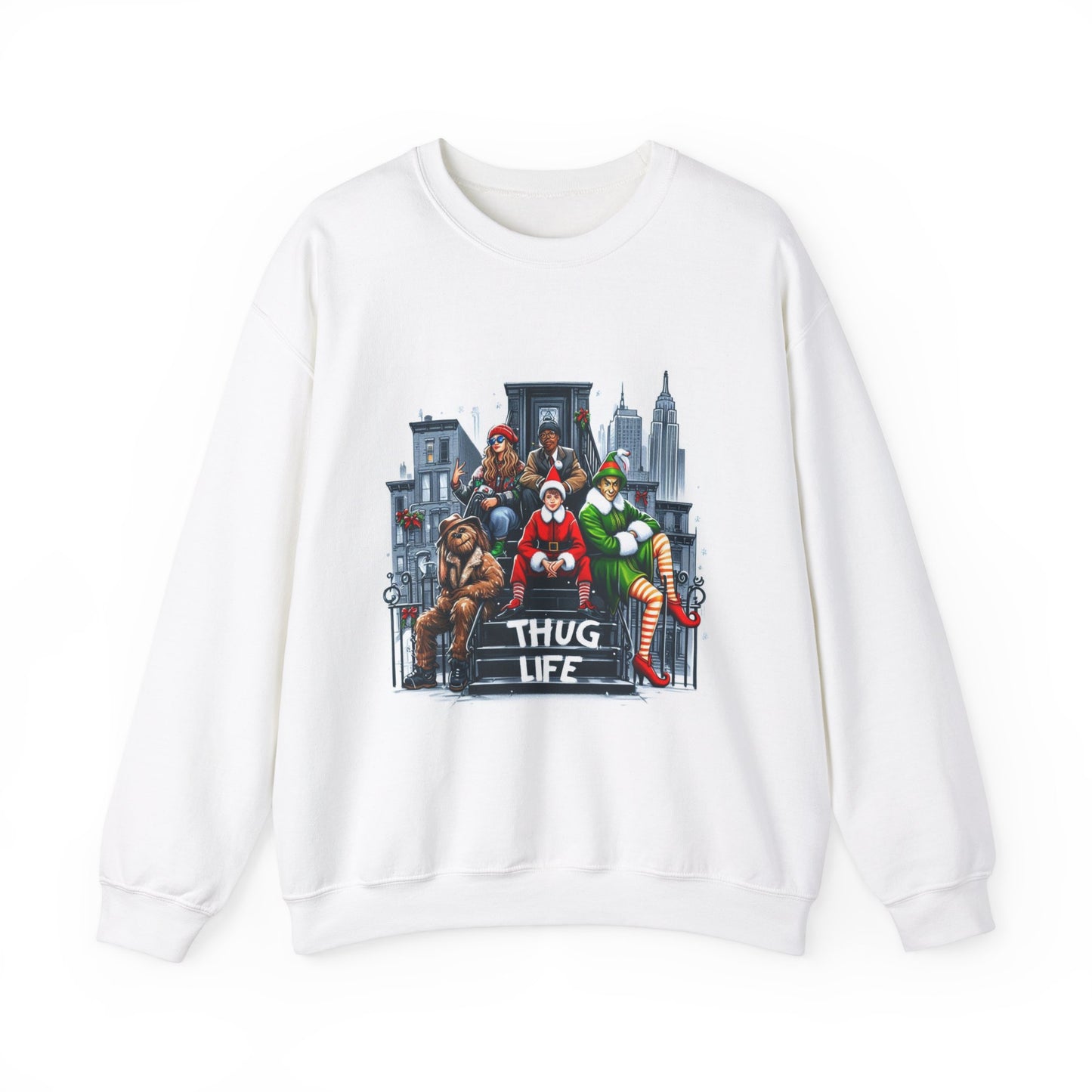 Thug Life Christmas Sweatshirt Unisex Crewneck