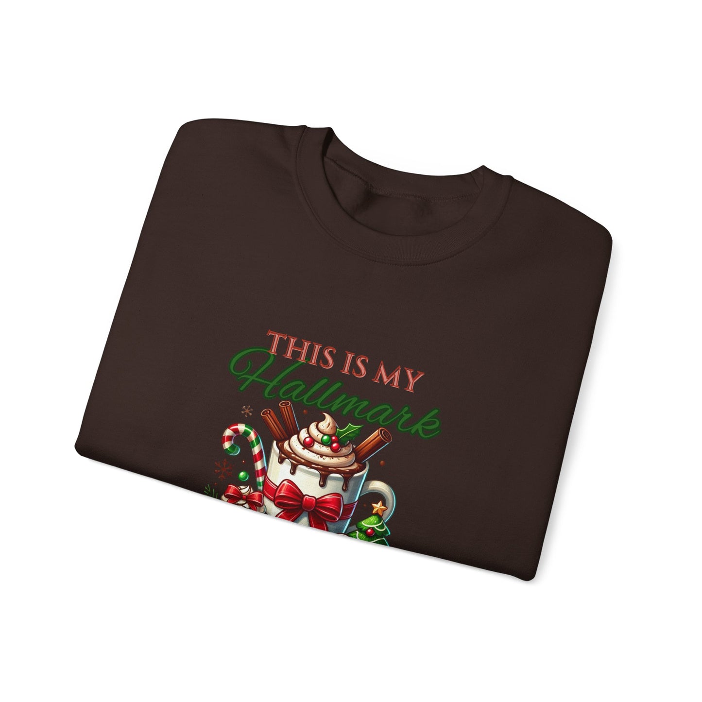 Christmas Movie Watching Unisex Heavy Blend Crewneck Sweatshirt