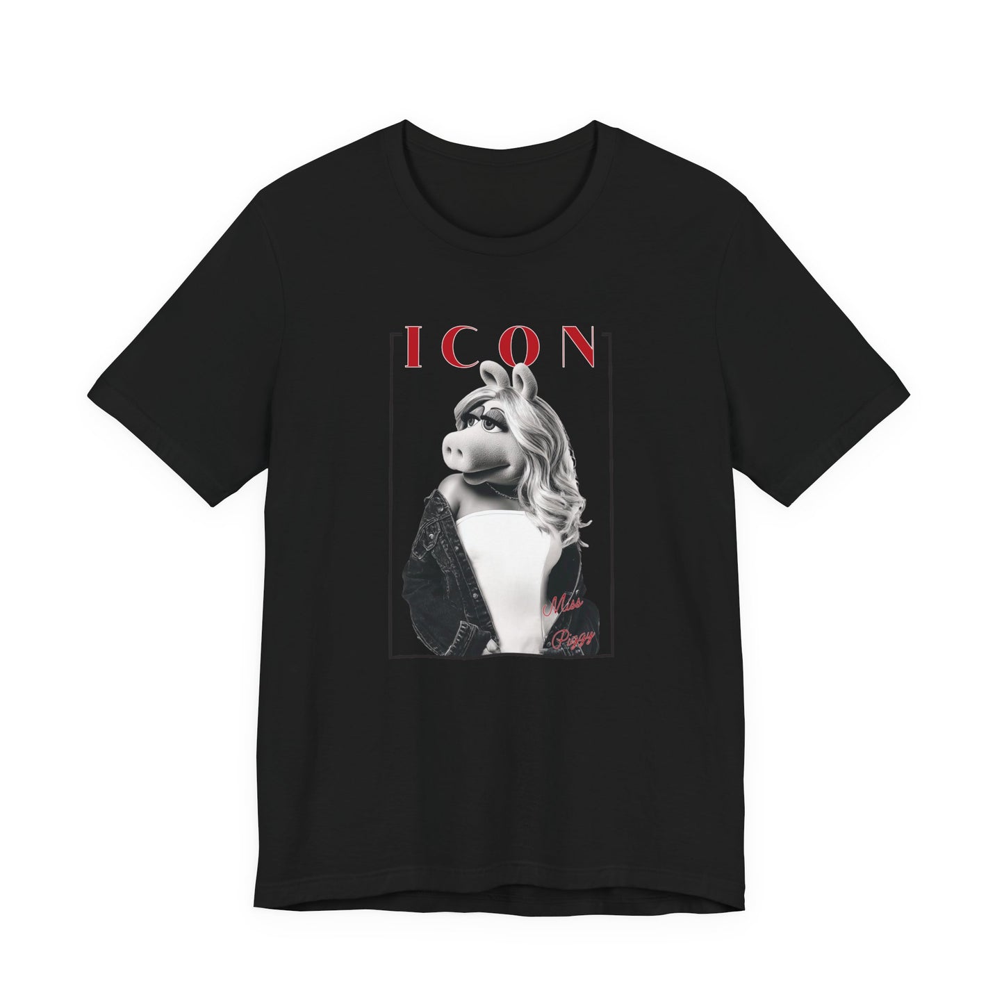 Icon Piggy Portrait Graphic T-Shirt
