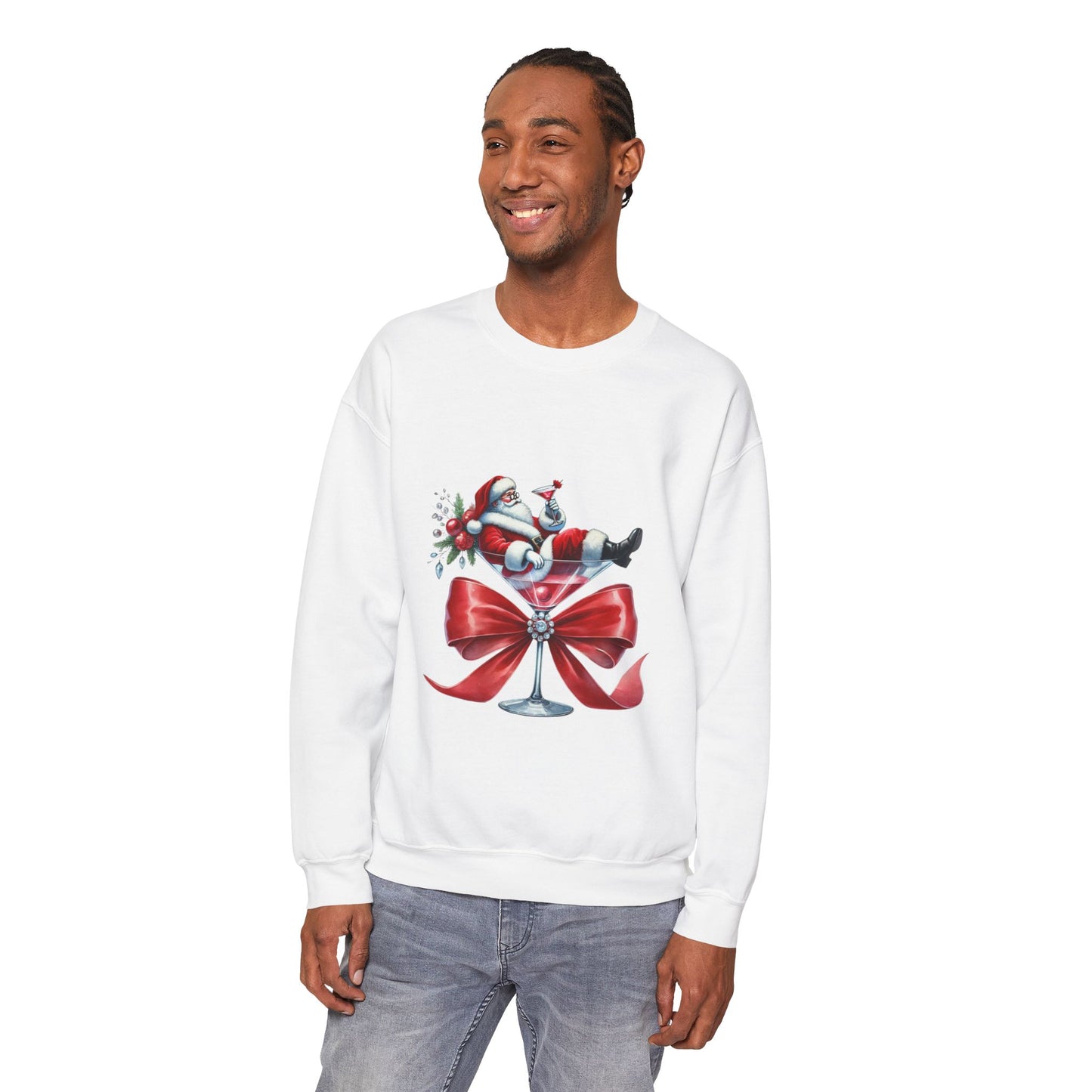 Martini Santa Sweatshirt: Unisex, Heavy blend