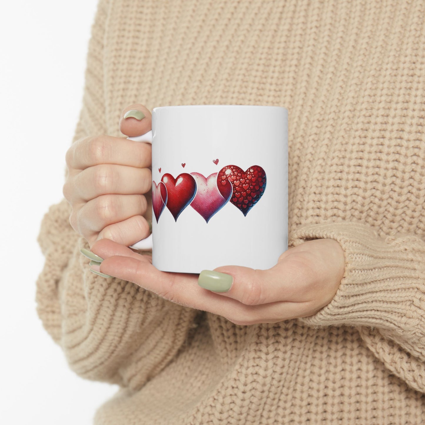 Hearting Ceramic Mug, (11oz, 15oz)