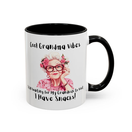 Cool Grandma Vibes Coffee Mug - Perfect Gift for Grandparents