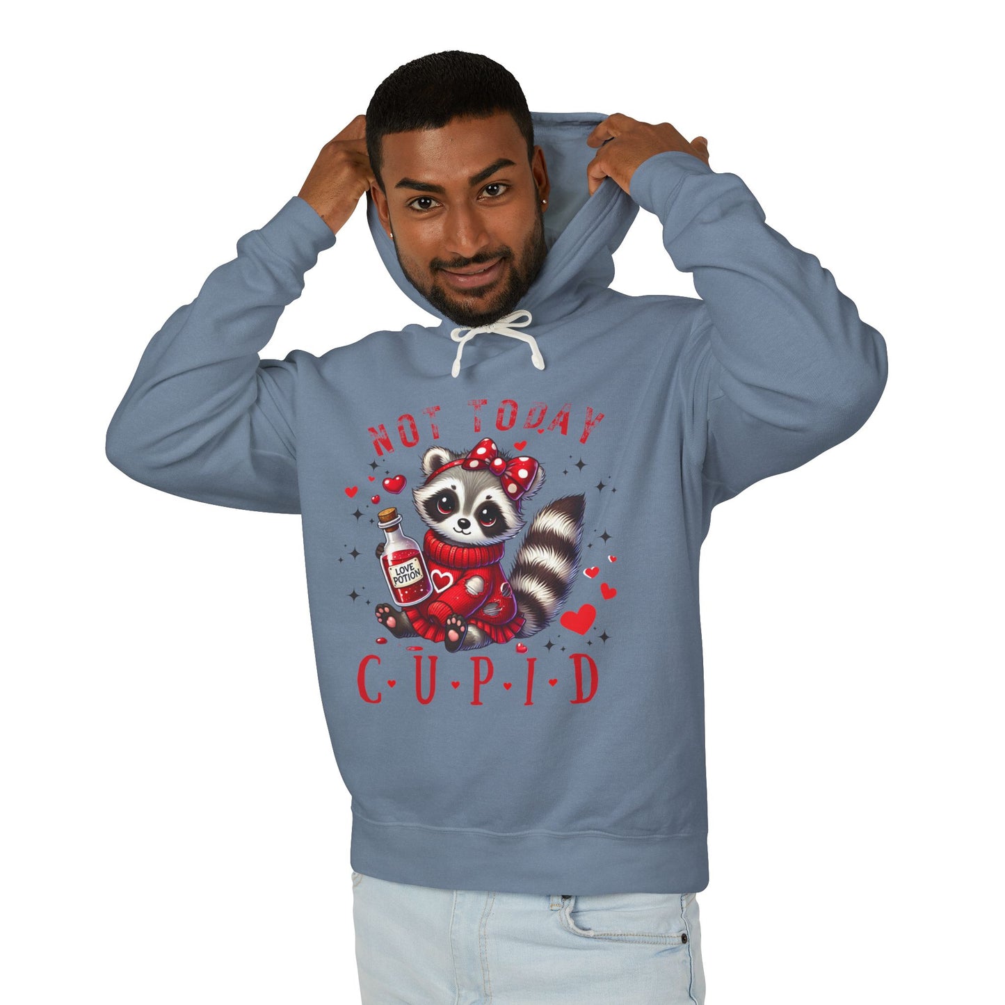 Not Today Cupid Unisex Hooded Sweatshirt