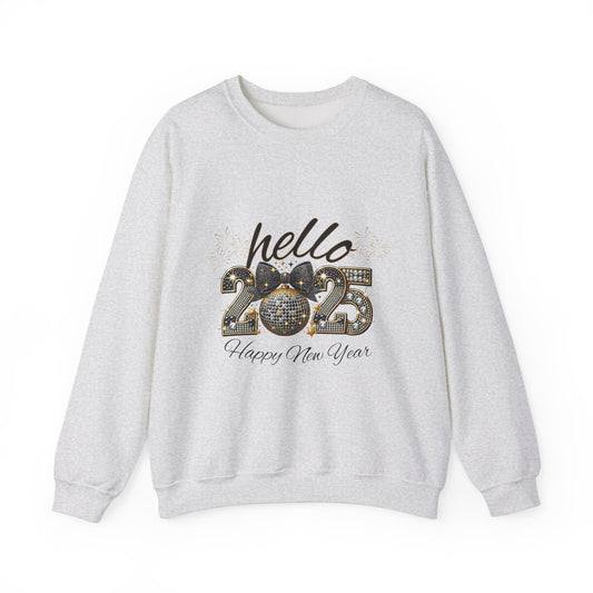 Hello 2025 Unisex Heavy Blend™ Crewneck Sweatshirt