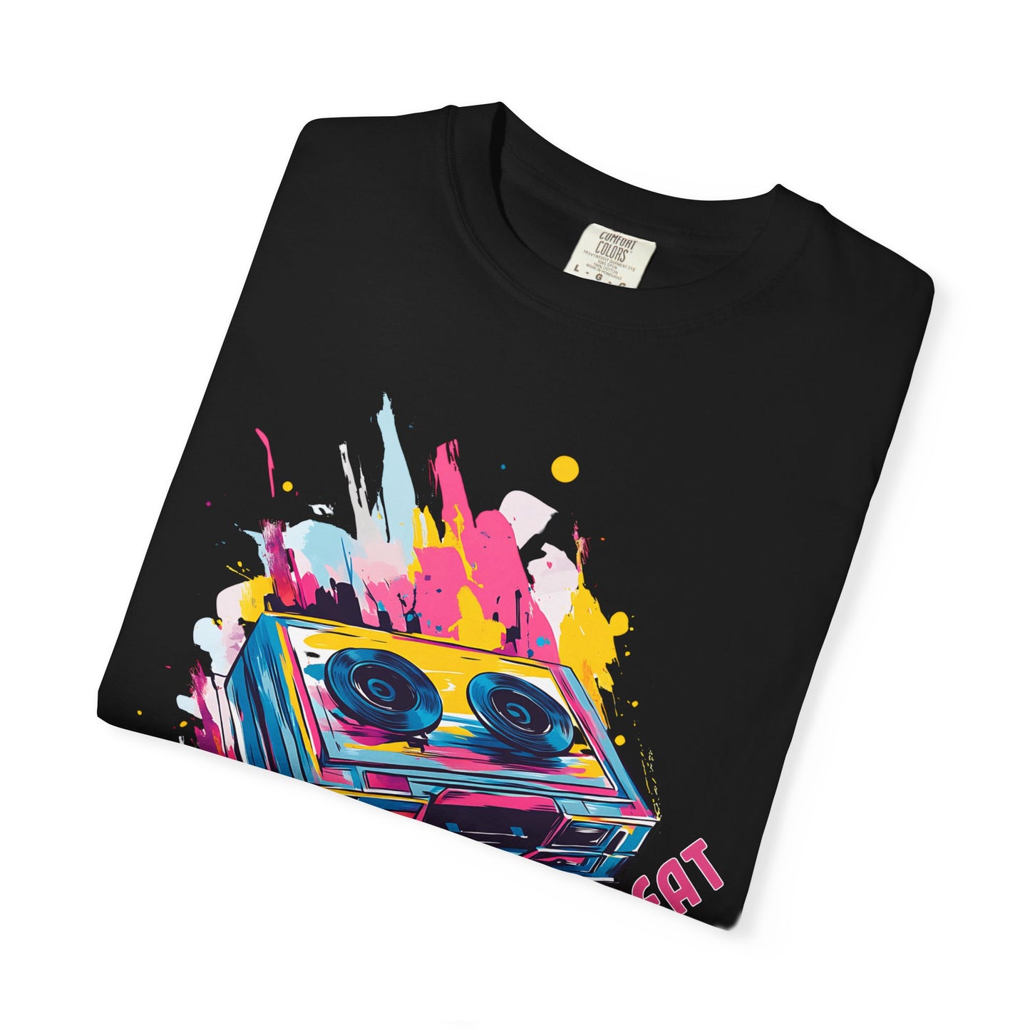 Retro Music Record Rewind Repeat T-Shirt